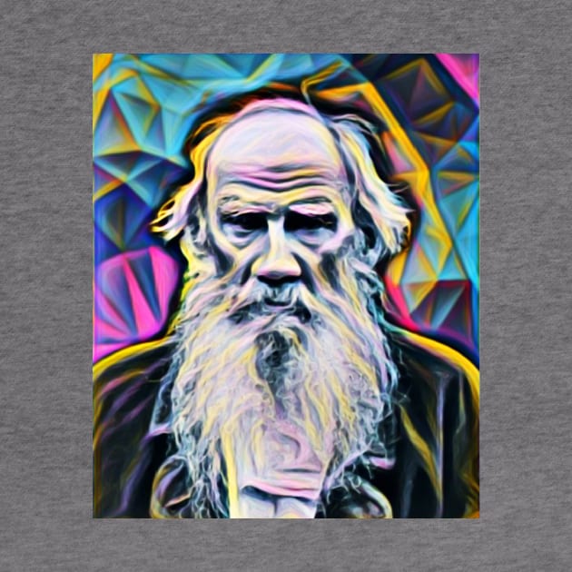 Leo Tolstoy Portrait | Leo Tolstoy Artwork 4 by JustLit